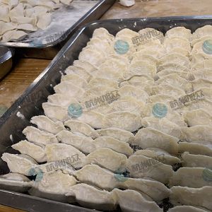 仿手工包餃子機大小均勻老客戶反饋！